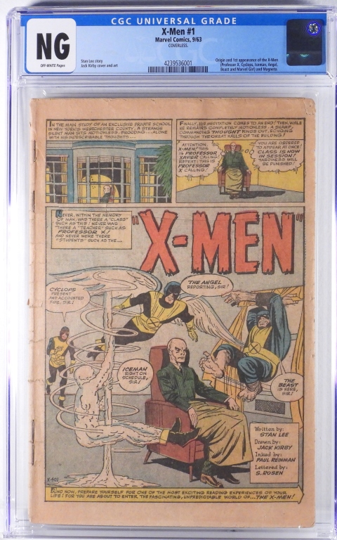 MARVEL COMICS X MEN 1 CGC NG COVERLESS 30bc85