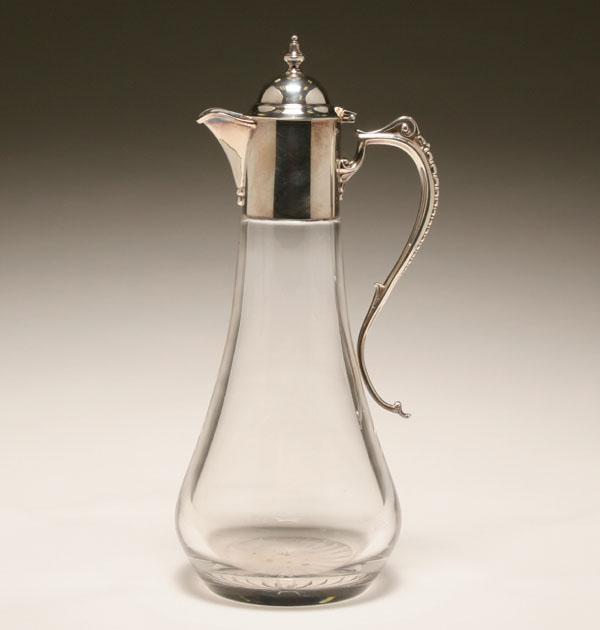 Sheffield sterling mounted glass 4e391