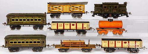 IVES EIGHT PIECE TRAIN SETIves eight