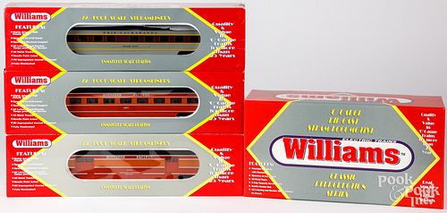 WILLIAMS FOUR PIECE TRAIN SET,