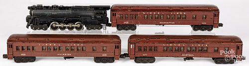 LIONEL FOUR PIECE TRAIN SET, 0