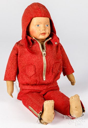 PAINTED AND MOLDED OIL CLOTH BOY 30e3ff