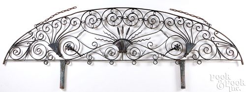 LARGE WROUGHT IRON GATE ARCHLarge 30e4a0