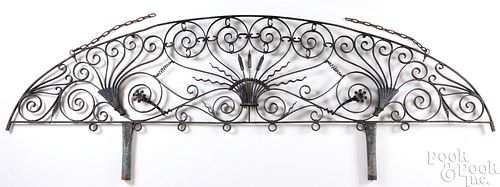 LARGE WROUGHT IRON GATE ARCHLarge