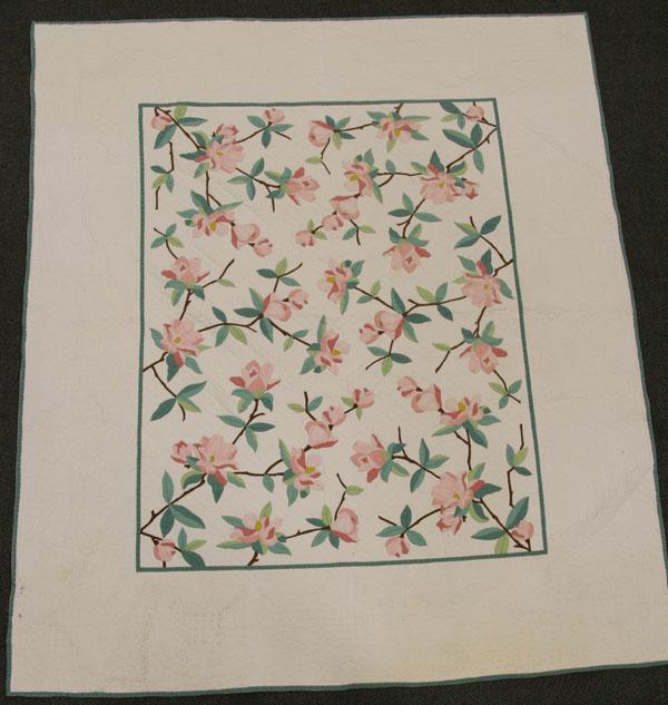 American hand pieced and floral applique