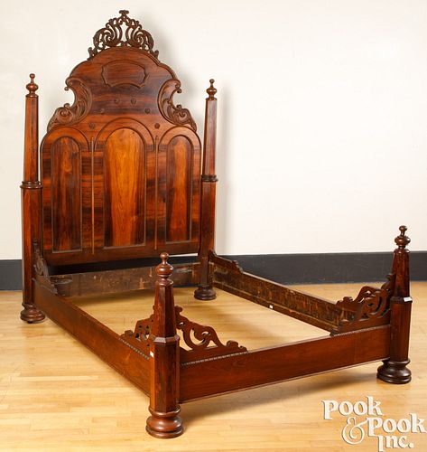 VICTORIAN ROSEWOOD BEDVictorian 30e4ce