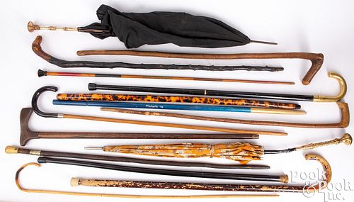 COLLECTION OF CANES AND PARASOLSCollection