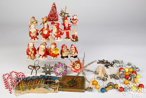 GROUP OF VINTAGE CHRISTMAS ITEMS, CHRISTMAS