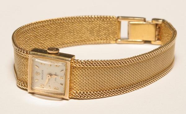 Gold Ladies Rolex watch 9K/375.