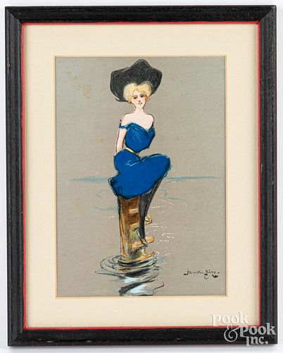 EIGHT HAMILTON KING FASHION LITHOGRAPHSEight 30e7fc