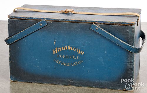 PAINTED HAWKEYE PORTABLE REFRIGERATOR 30e80a