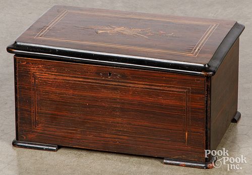 SWISS INLAID ROSEWOOD CYLINDER 30e8cd