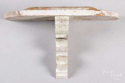 SMALL PAINTED SHELF, CA. 1900Small