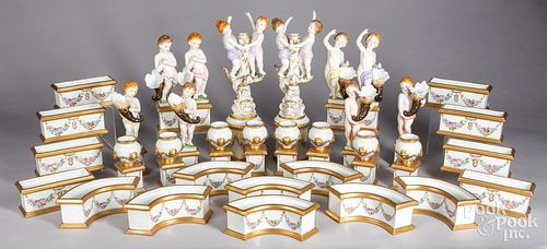 MEISSEN STYLE PAINTED PORCELAIN