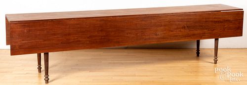 LARGE CHERRY HARVEST TABLE 20TH 30e9ec