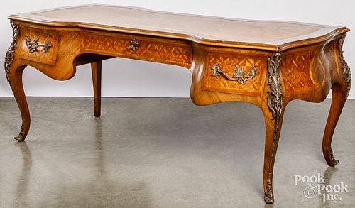 FRENCH ORMOLU MOUNTED DESK MID 30ea24