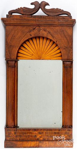 BIEDERMEIR MIRROR, 19TH C.Biedermeir