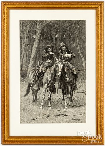 FREDERICK REMINGTON LITHOGRAPHFrederick 30ea6f