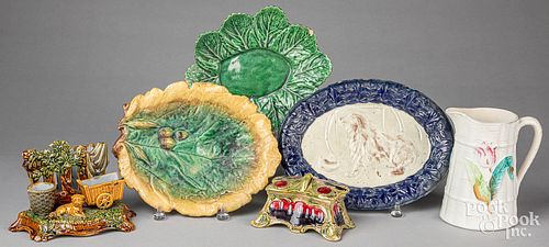 MAJOLICA, TO INCLUDE A HOLDCROFT BOWLMajolica,