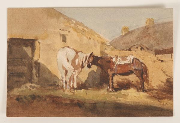 French 19th century country scene with