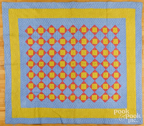 ECONOMY BLOCK PATCHWORK QUILT  30eaf1