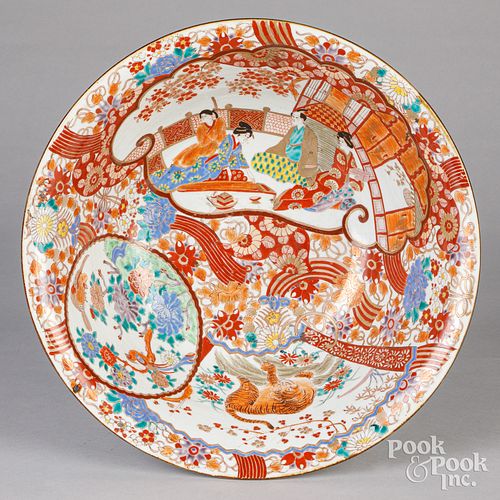 LARGE JAPANESE IMARI PORCELAIN 30eb7b