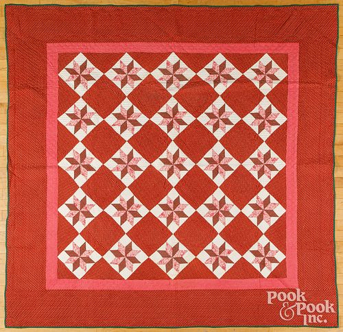 TWO PATCHWORK QUILTS, EARLY 20TH