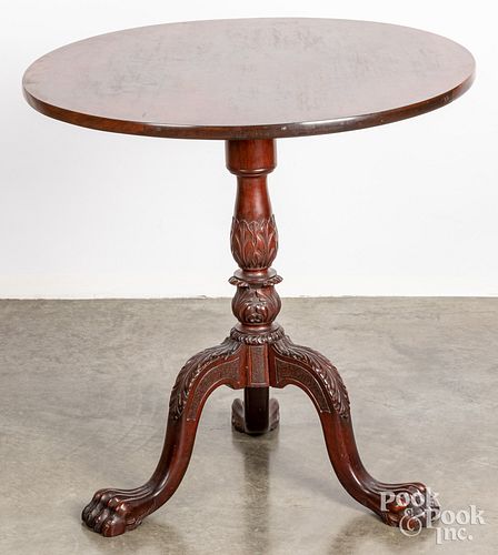 CHIPPENDALE STYLE MAHOGANY TEA 30ebb8