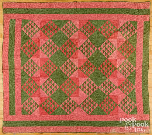 PATCHWORK QUILT, CA. 1900Patchwork