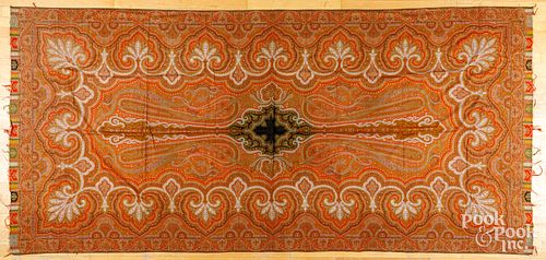 PAISLEY SHAWL, 19TH C.Paisley shawl,