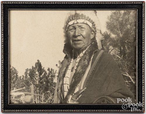 NATIVE AMERICAN INDIAN CHIEF PHOTOGRAPHNative 30ec4b