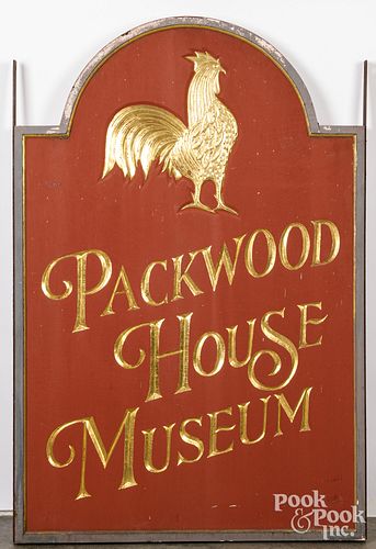 PAINTED PACKWOOD HOUSE MUSEUM SIGNPainted 30ecb7