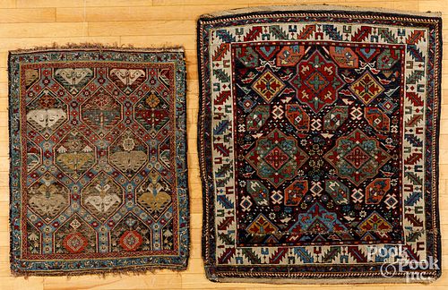 TWO CAUCASIAN MATS, CA. 1900Two