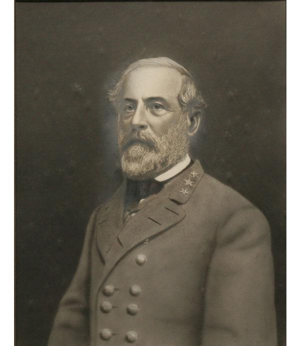 Commander of Confederate forces; from