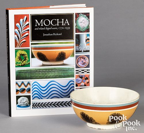 MOCHA BOWL, 19TH C.Mocha bowl,