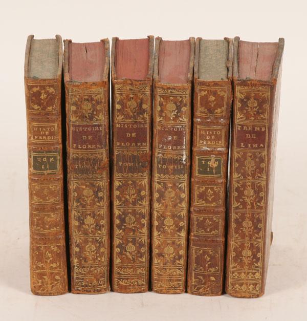 French 18th C. books on various
