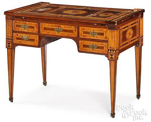 ITALIAN PARQUETRY INLAID DESK  30ee0e