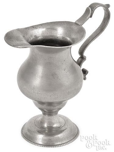 PHILADELPHIA PEWTER CREAMER, CA. 1780Philadelphia