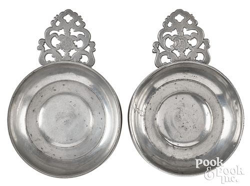 TWO PROVIDENCE, RHODE ISLAND PEWTER