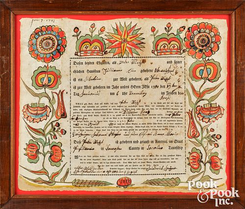 GEORG FRIEDERICH SPEYER FRAKTUR 30ee4b