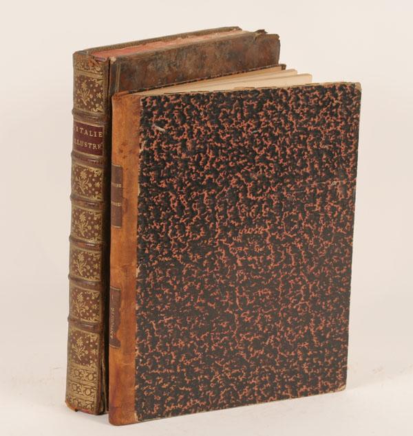 French 18th and 19thC books, atlas,