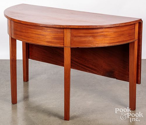 FEDERAL MAHOGANY DEMILUNE DINING 30ee83