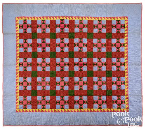 NINE PATCH VARIANT QUILT LATE,