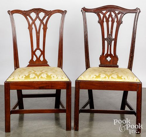 TWO PHILADELPHIA CHIPPENDALE DINING