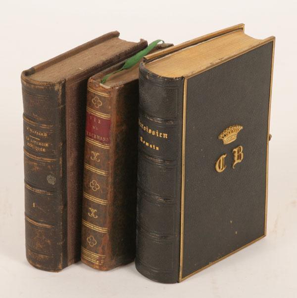 French 18th and 19th C books religious 4e4ab