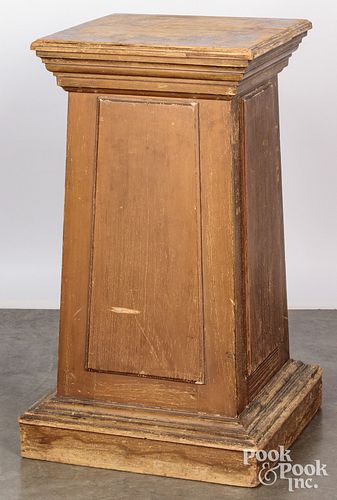 PAINTED PEDESTAL LATE 19TH C  30eed7