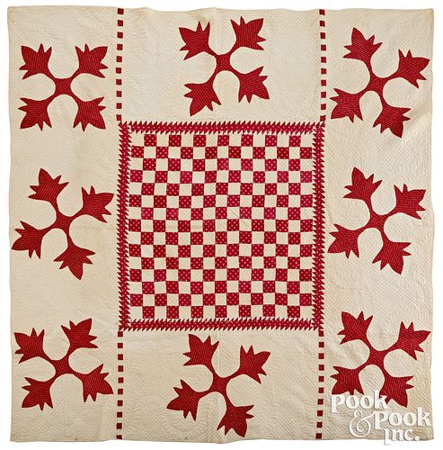 PATCHWORK CHECKERBOARD AND APPLIQU  30ef01