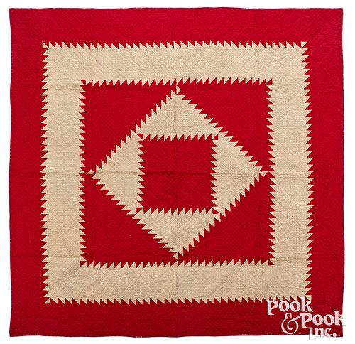 SAWTOOTH DIAMOND IN SQUARE QUILT  30ef0e