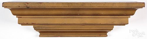 GILTWOOD WALL SHELF, 19TH C., 4