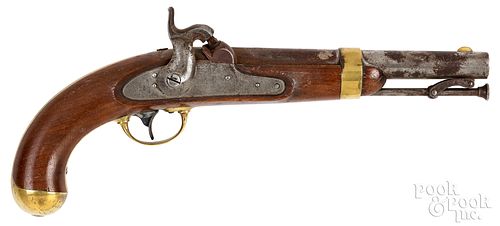 H. ASTON US MODEL 1842 PERCUSSION PISTOLH.